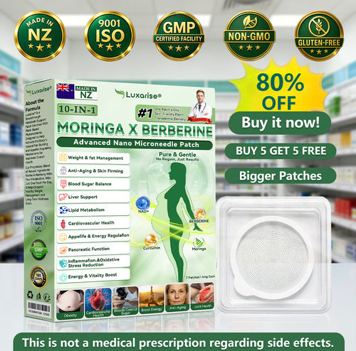 🎁🎁𝑶𝒇𝒇𝒊𝒄𝒊𝒂𝒍 𝑺𝒕𝒐𝒓𝒆  | 👩‍⚕️ 𝑳𝒖𝒙𝒂𝒓𝒊𝒔𝒆® 𝑴𝒐𝒓𝒊𝒏𝒈𝒂 & 𝑩𝒆𝒓𝒃𝒆𝒓𝒊𝒏𝒆 10-𝑰𝑵-1 𝑨𝒅𝒗𝒂𝒏𝒄𝒆𝒅 𝑵𝒂𝒏𝒐 𝑴𝒊𝒄𝒓𝒐𝒏𝒆𝒆𝒅𝒍𝒆 𝑷𝒂𝒕𝒄𝒉 (𝐎𝐧𝐜𝐞 𝐃𝐚𝐢𝐥𝐲, 𝐯𝐢𝐬𝐢𝐛𝐥𝐞 𝐜𝐡𝐚𝐧𝐠𝐞𝐬 𝐢𝐧 𝟕 𝐝𝐚𝐲𝐬）✅ 𝐎𝐛𝐞𝐬𝐢𝐭𝐲, 𝐃𝐢𝐚𝐛𝐞𝐭𝐞𝐬, 𝐒𝐥𝐞𝐞𝐩 𝐀𝐩𝐧𝐞𝐚, 𝐀𝐧𝐝 𝐉𝐨𝐢𝐧𝐭 𝐈𝐬𝐬𝐮𝐞𝐬
